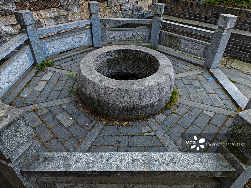 常德城壕湾古井图片素材