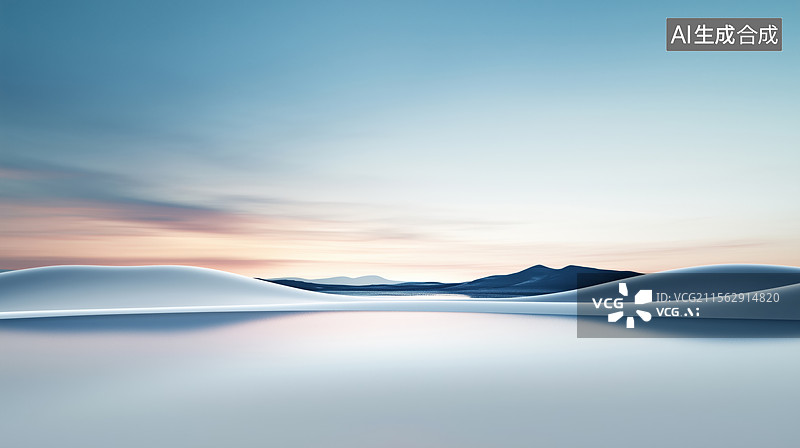 【AI数字艺术】科技感山峦背景图图片素材