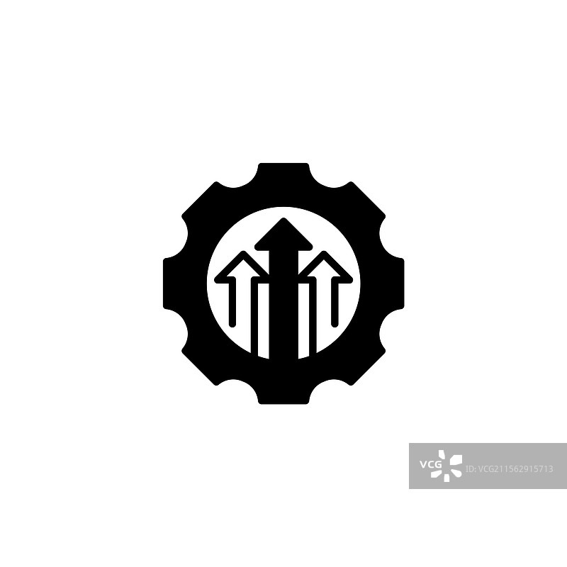 生产力提升线条图标通用版图片素材