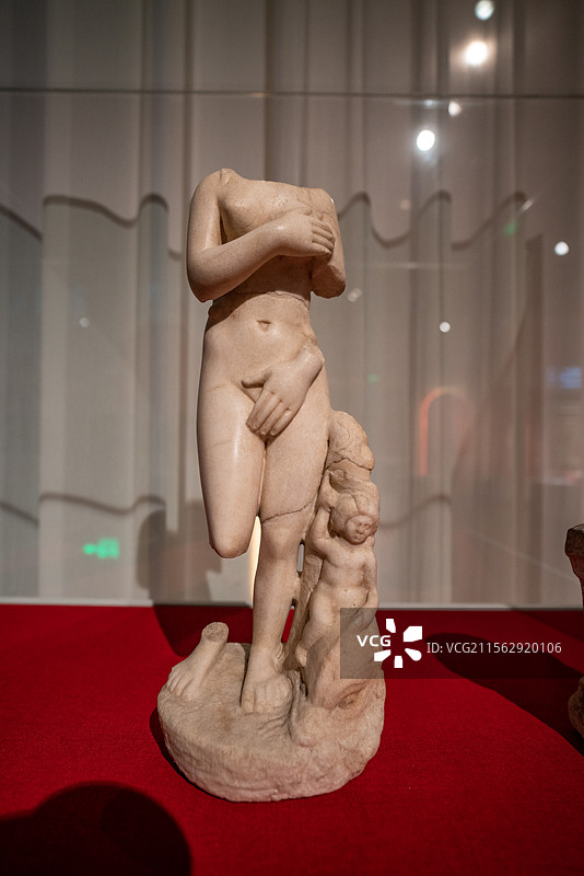 辽宁省博物馆-古罗马时期女性主题文物展图片素材