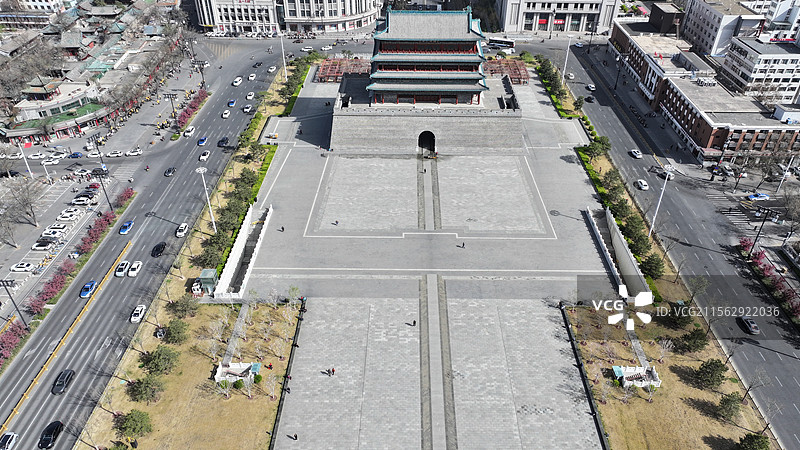 太原五一广场首义门图片素材