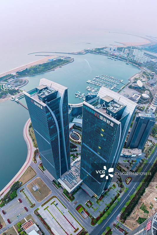 日照市万平口海滨风景区国际财富中心图片素材