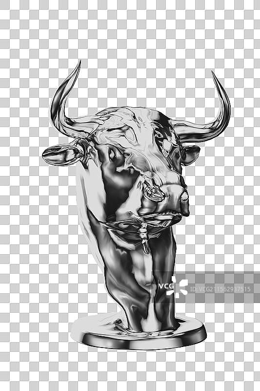 金属铜像图片素材