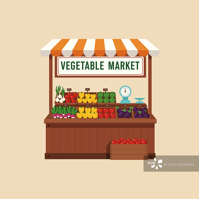 蔬菜市场摊位提供新鲜农产品和图片素材