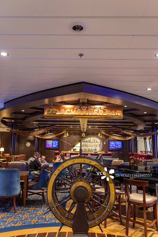 国际邮轮海洋光谱号 思古诺酒吧图片素材