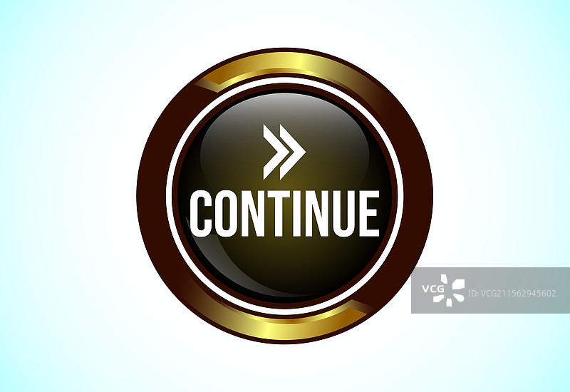继续按钮设计 继续图标 适用图片素材