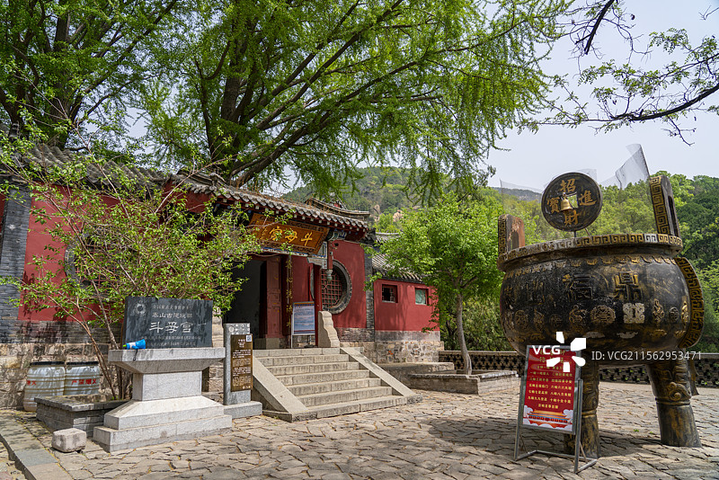 泰山斗母宫图片素材