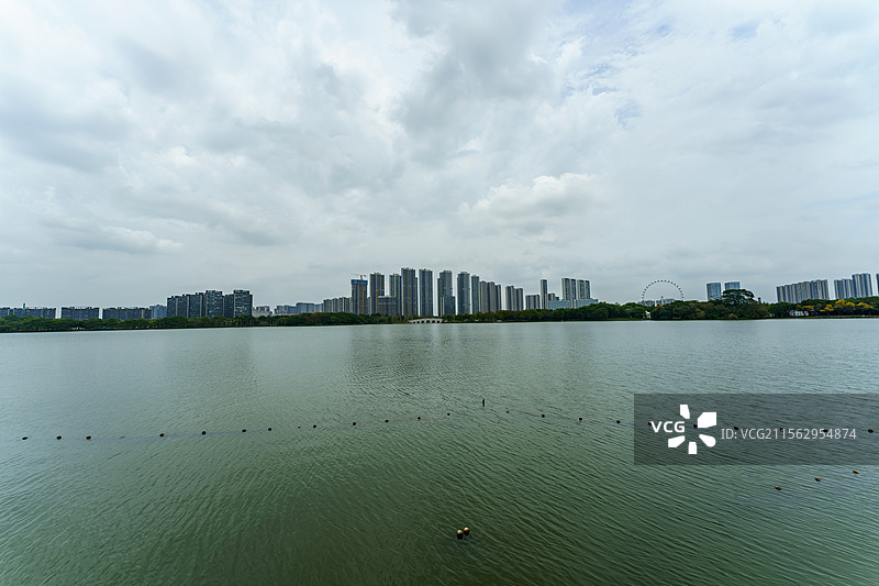 佛山市顺德区大良欢乐海岸及华侨城图片素材