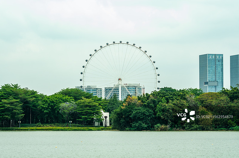 佛山市顺德区大良欢乐海岸及华侨城图片素材