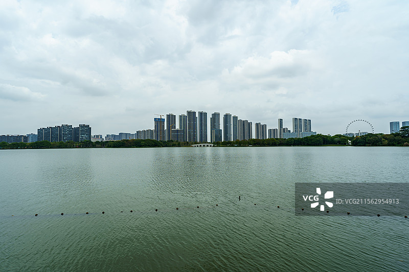 佛山市顺德区大良欢乐海岸及华侨城图片素材