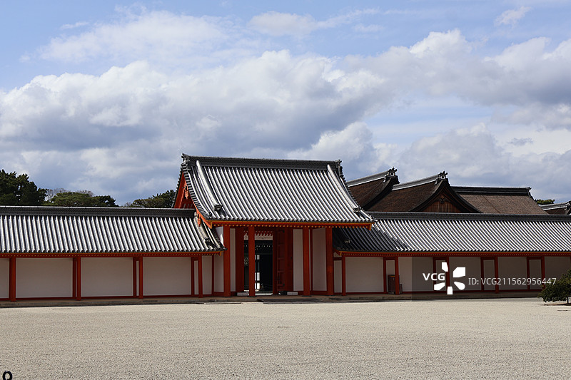 京都御苑里的中式审美图片素材