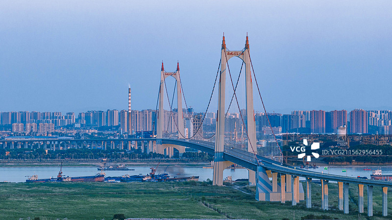 岳阳洞庭湖洞庭大桥图片素材