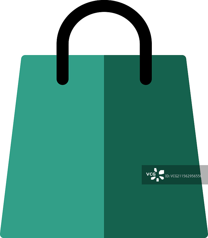 青色购物袋图标 零售符号 购买图片素材