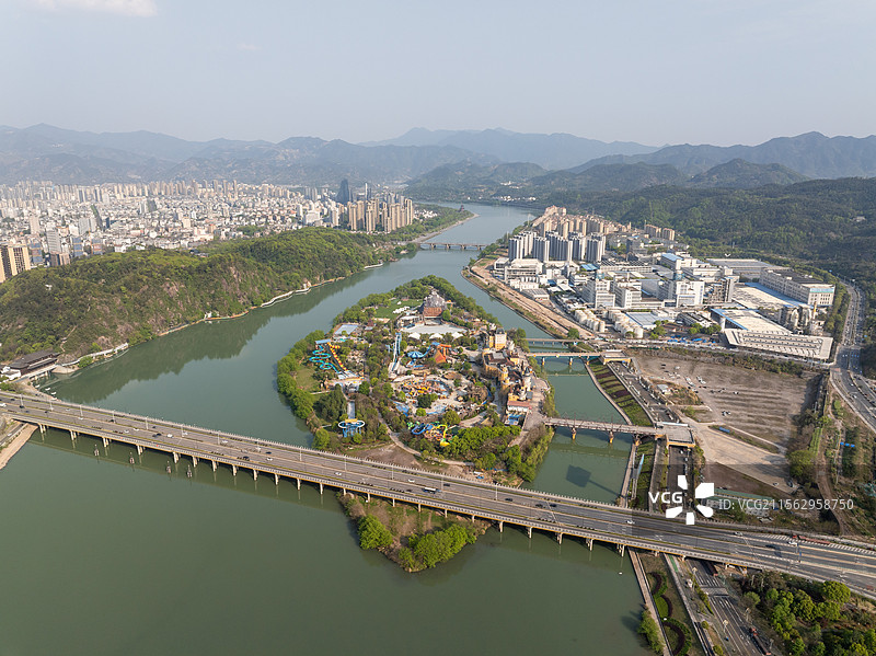 浙江龙泉冒险岛乐园水上世界图片素材