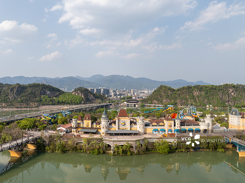 浙江龙泉冒险岛乐园水上世界图片素材