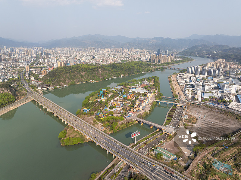 浙江龙泉冒险岛乐园水上世界图片素材