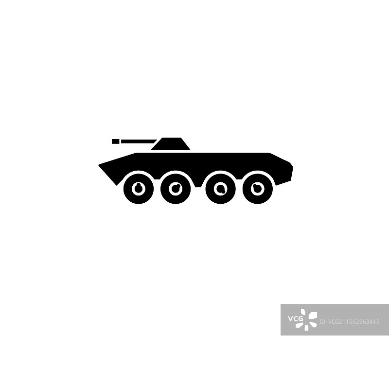 军用BTR装甲运兵车平面图图片素材