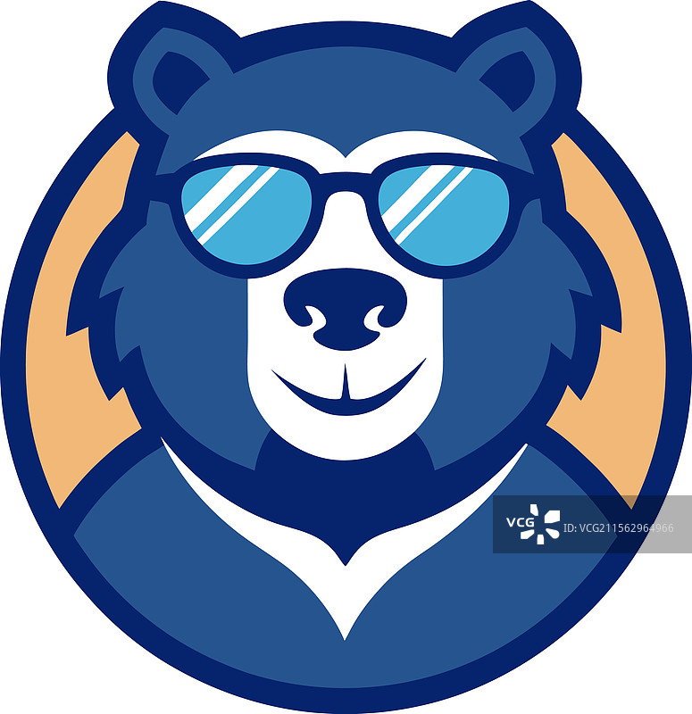 熊毛皮大衣标志图片素材