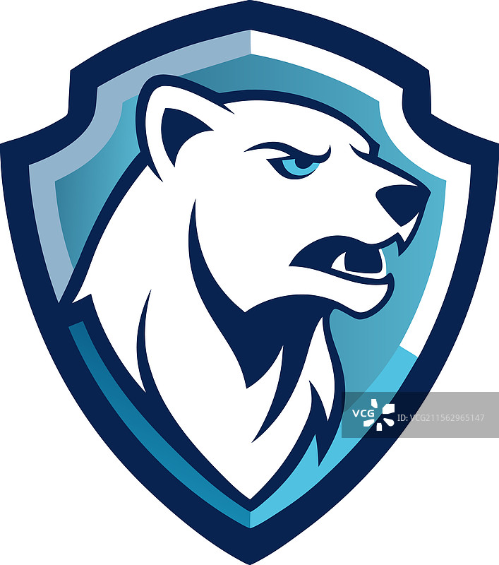 熊毛皮大衣标志图片素材