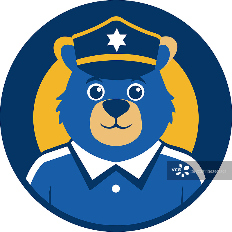 熊毛皮大衣标志图片素材