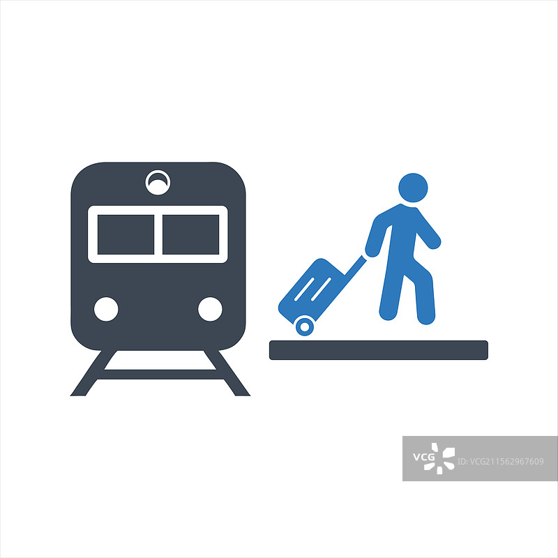 铁路图标 火车站图标图片素材