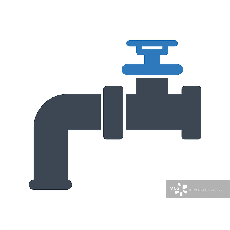 燃气管道图标 管道阀门图标图片素材