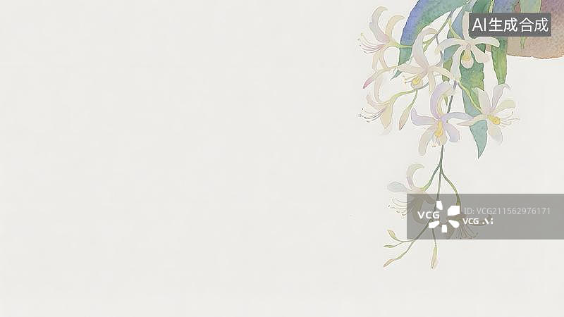 【AI数字艺术】2D卡通居右图片素材