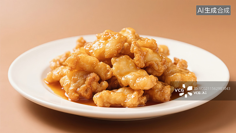 【AI数字艺术】锅包肉图片素材