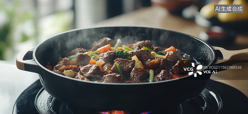 【AI数字艺术】美味的红烧肉炖菜图片素材