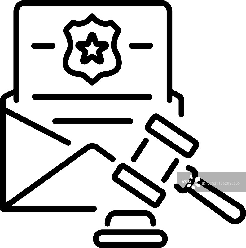 法庭命令图片素材