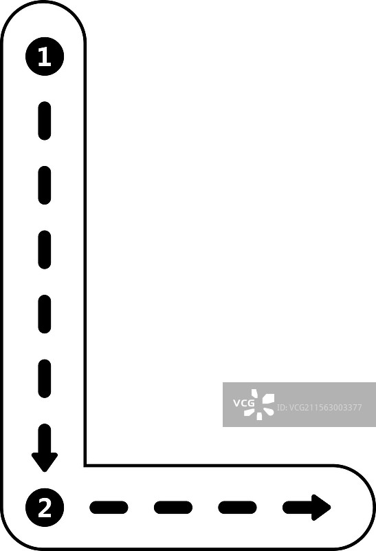 大写字母L的描红练习图片素材