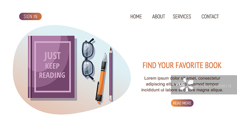 书店图书馆教育概念图片素材