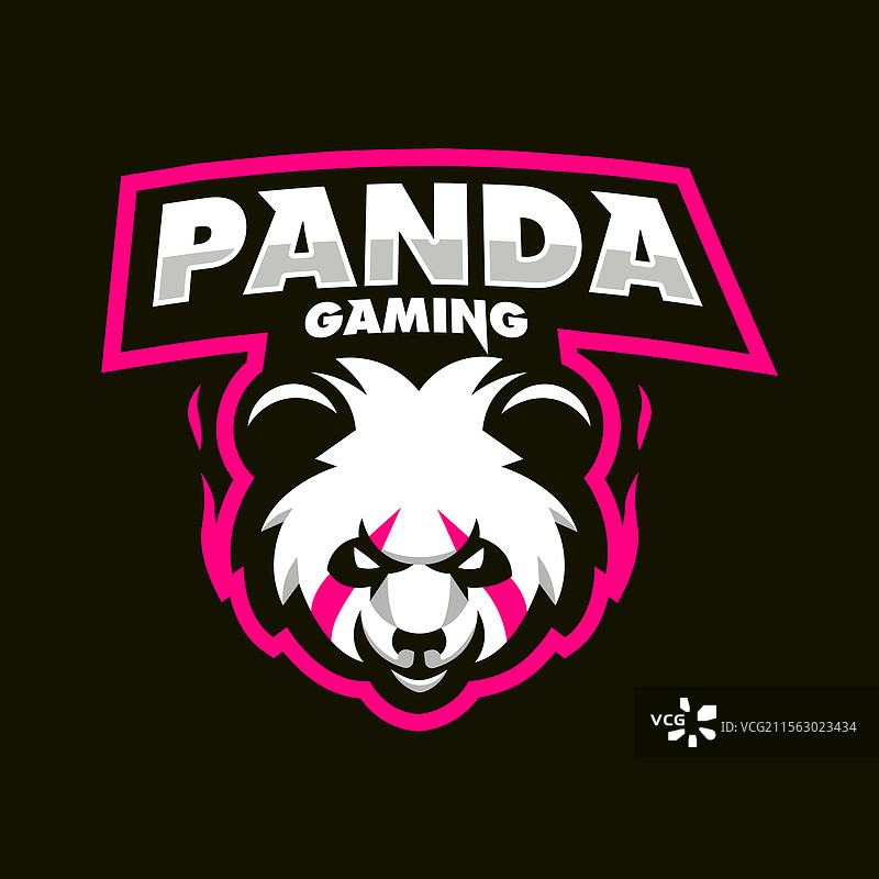 熊猫电竞体育标志图片素材