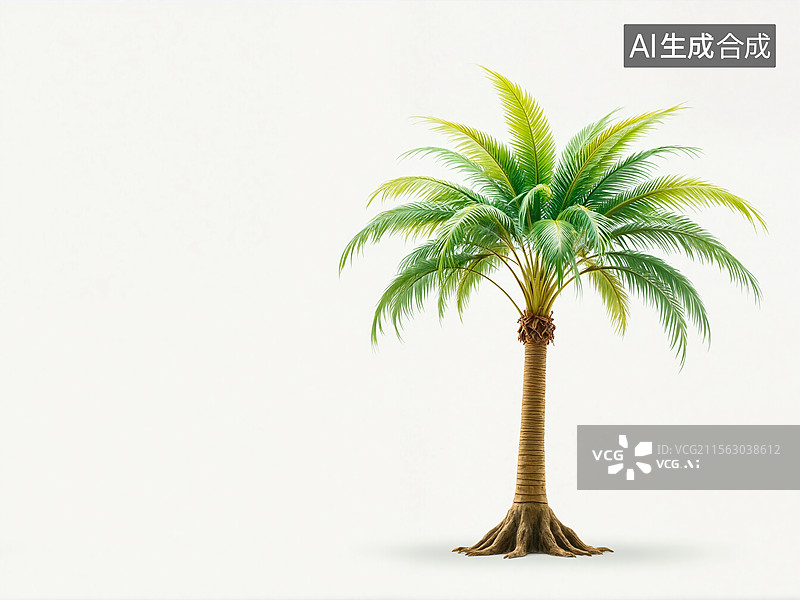 【AI数字艺术】热带风情椰子树图片素材
