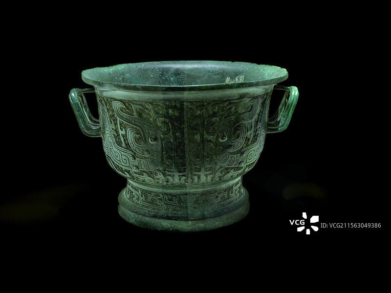 “匽侯”青铜盂 西周早期 1955年辽宁喀左出土 国家博物馆藏图片素材