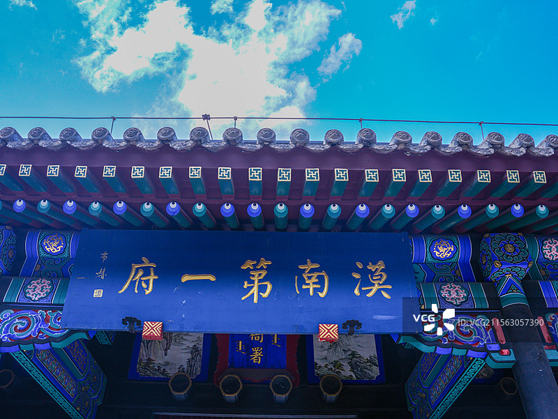 漠南第一府（绥远将军衙署）及内部陈设图片素材