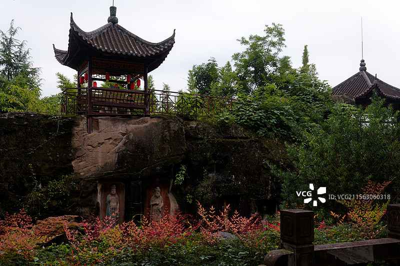 四川巴中南龛石窟风光图片素材