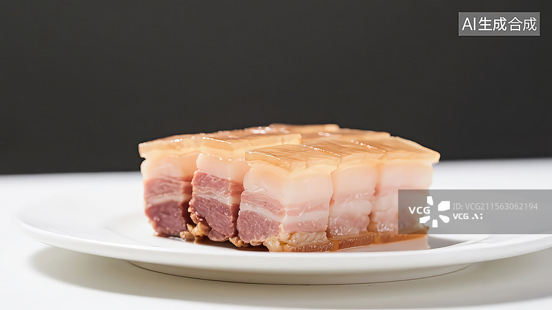【AI数字艺术】水晶肴肉图片素材