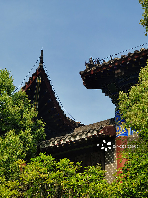 五千年文博园十里画廊图片素材