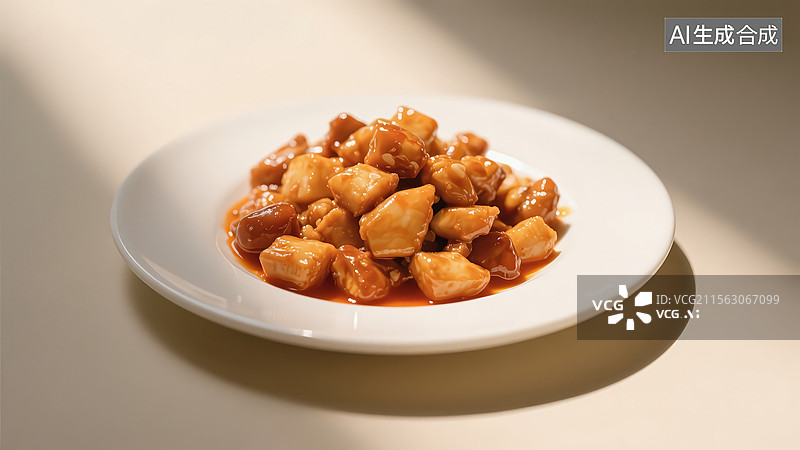 【AI数字艺术】宫保鸡丁图片素材