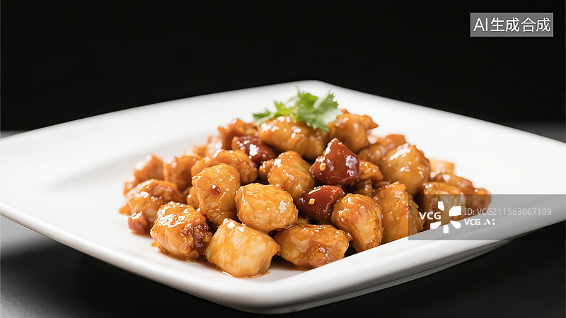 【AI数字艺术】宫保鸡丁图片素材