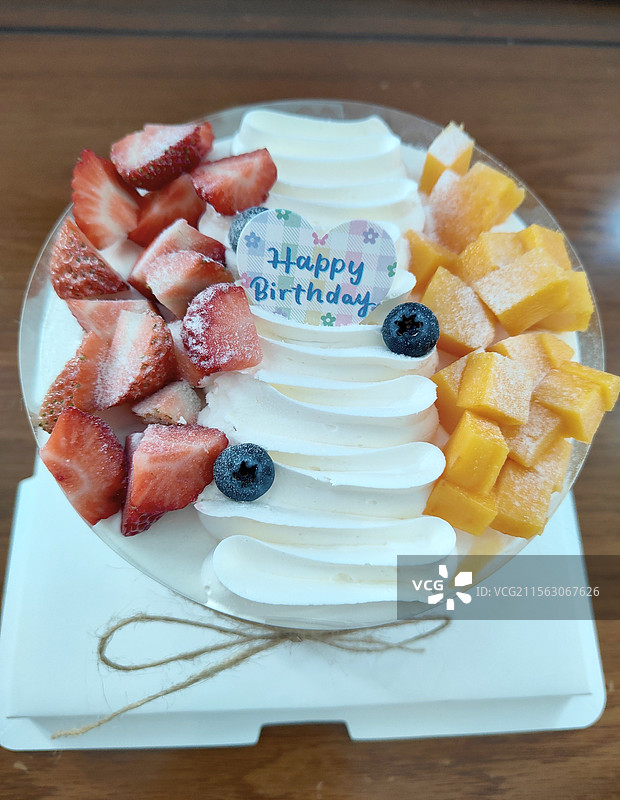 水果奶油蛋糕图片素材