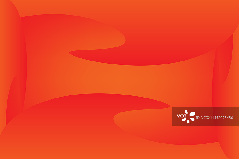 红色和橙色的波浪条纹效果图片素材