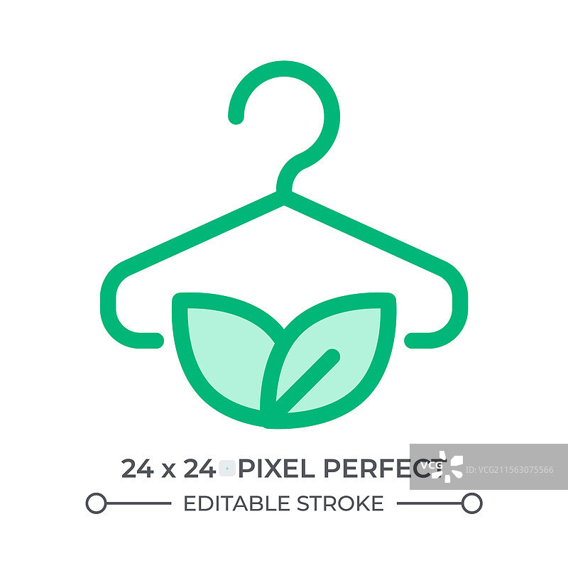 可持续时尚双色调颜色用户界面图标图片素材