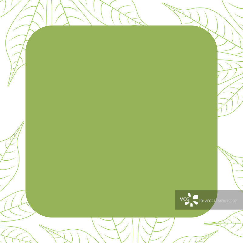 空白横幅框架和图形的留白空间图片素材