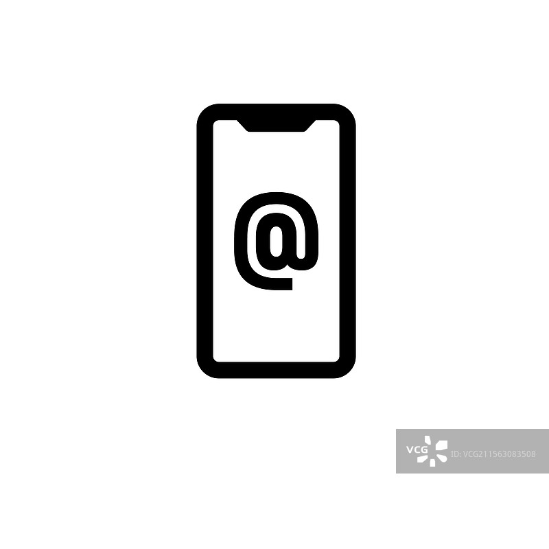 未读邮件通知智能手机消息图片素材