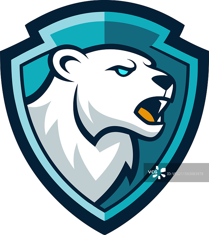 熊毛皮大衣标志图片素材