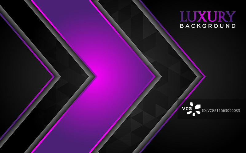 奢华的黑色背景与紫色线条图片素材