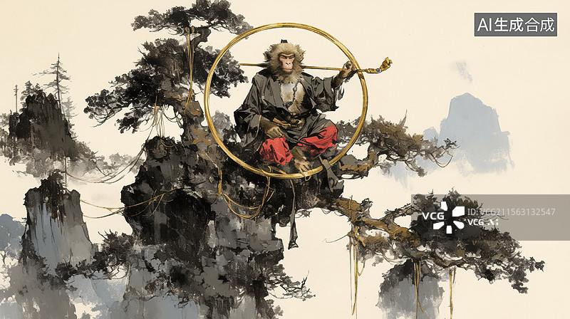 【AI数字艺术】中国风西游记神话图片素材