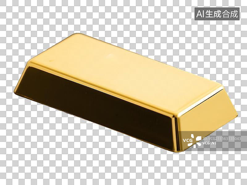 【AI数字艺术】金元宝金条金器黄金制品贵金属图片素材